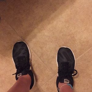 Black Bijoux Nike athletic shoes